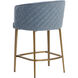 Cornella 35.75 inch Danny Iceberg Counter Stool
